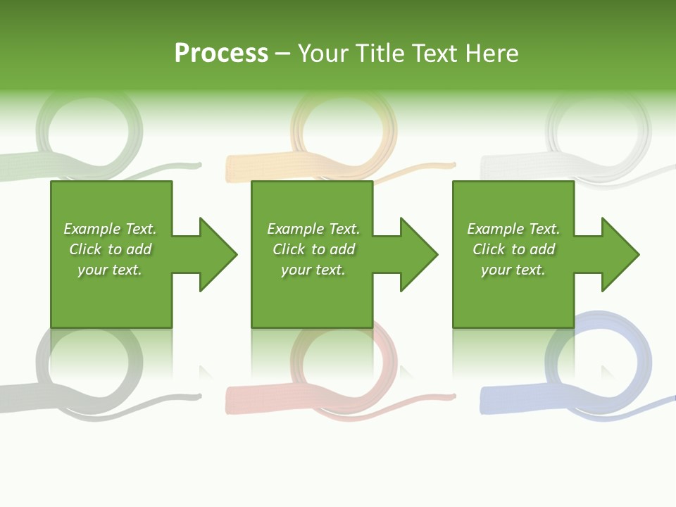 Martial Color Clothes PowerPoint Template