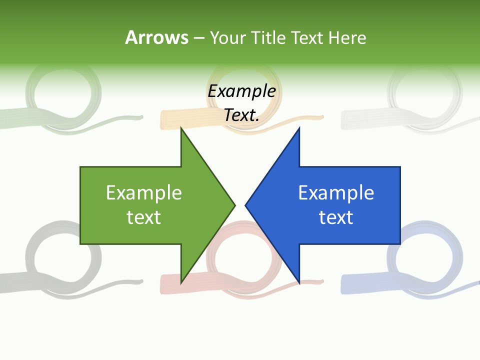 Martial Color Clothes PowerPoint Template