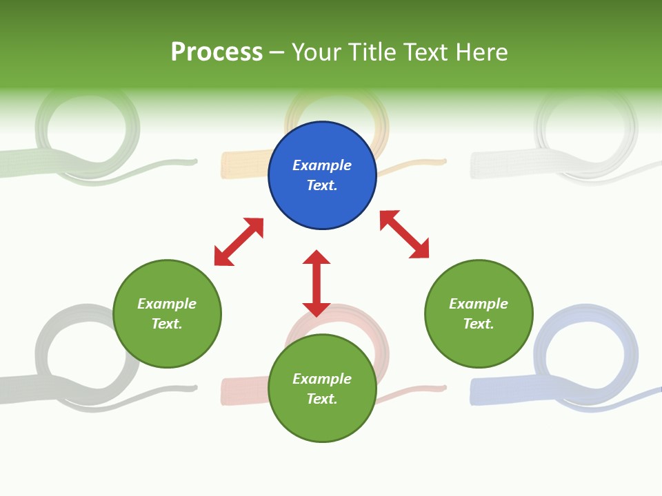 Martial Color Clothes PowerPoint Template