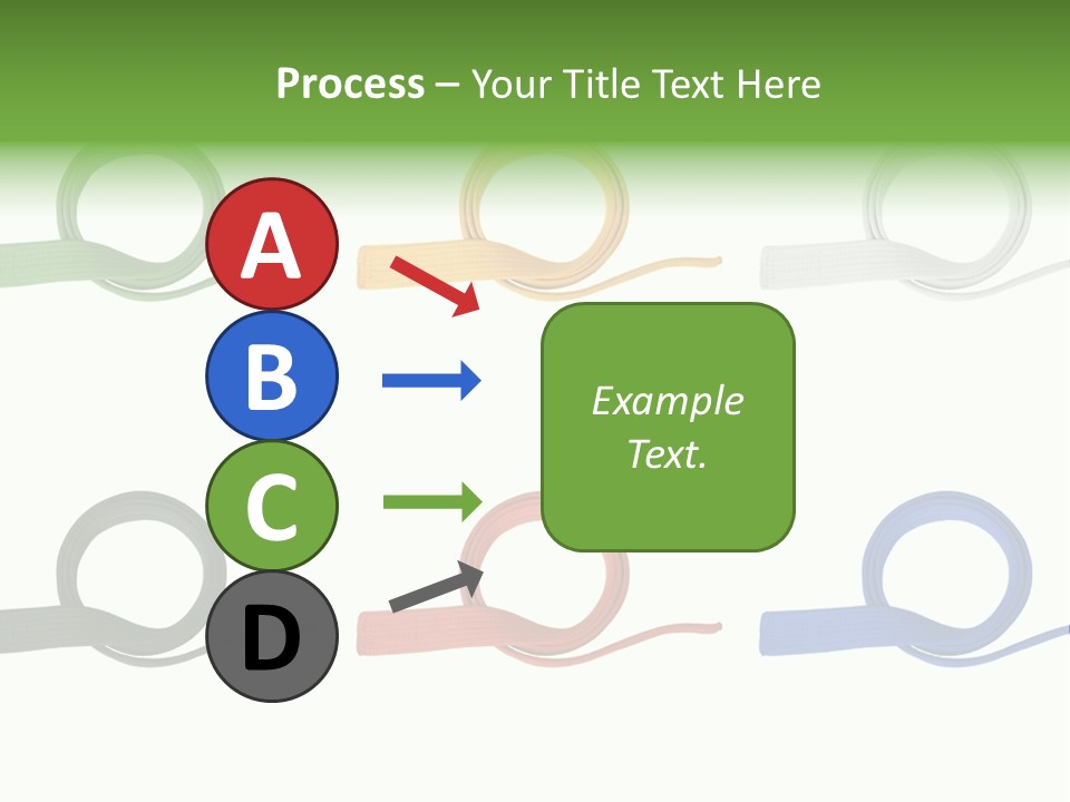 Martial Color Clothes PowerPoint Template