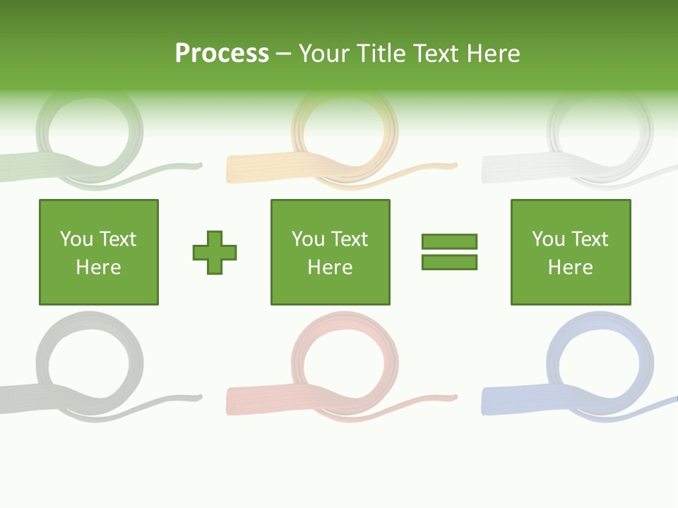 Martial Color Clothes PowerPoint Template