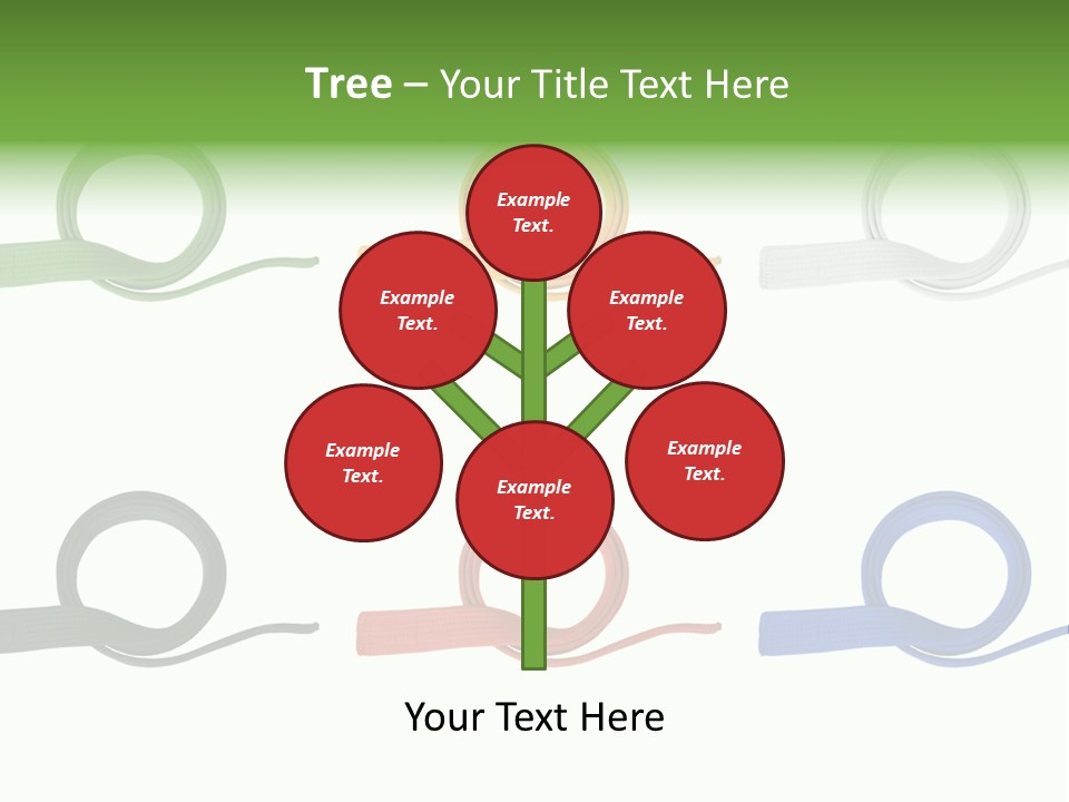 Martial Color Clothes PowerPoint Template