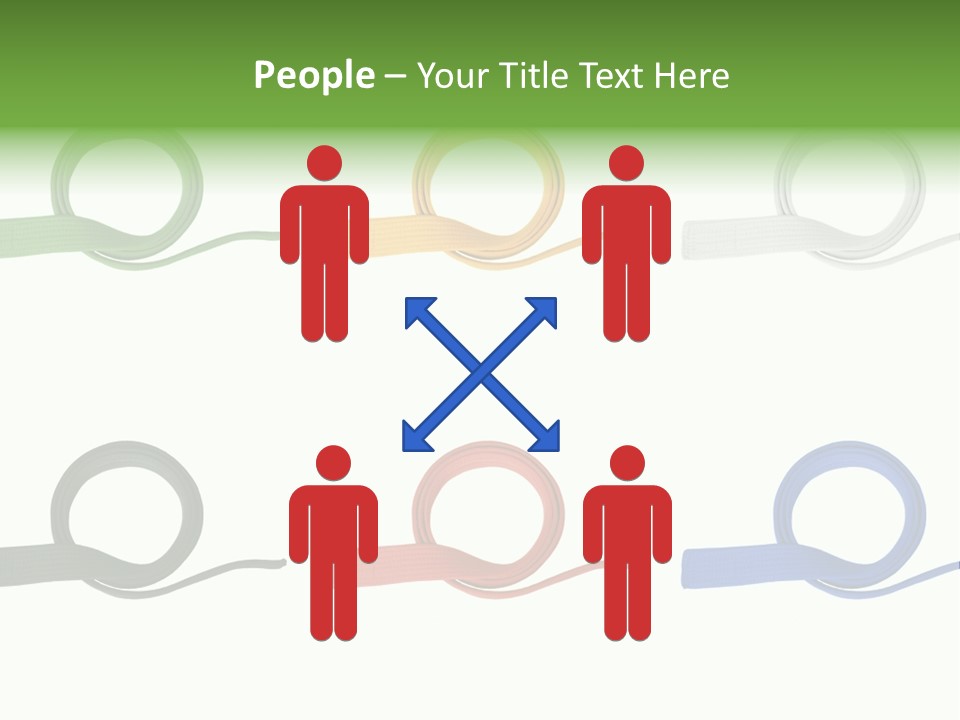 Martial Color Clothes PowerPoint Template