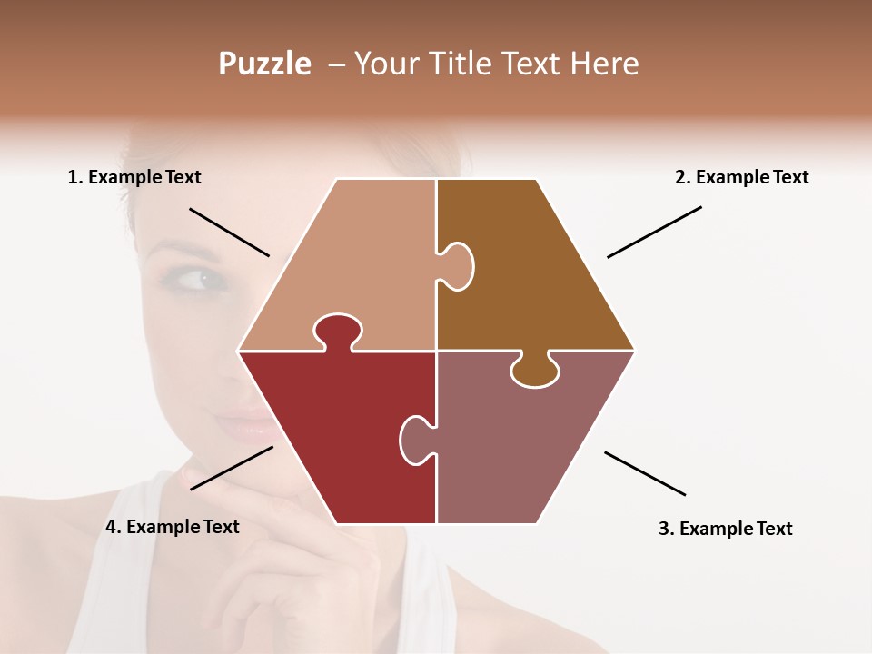 Beautiful Copyspace White Top PowerPoint Template