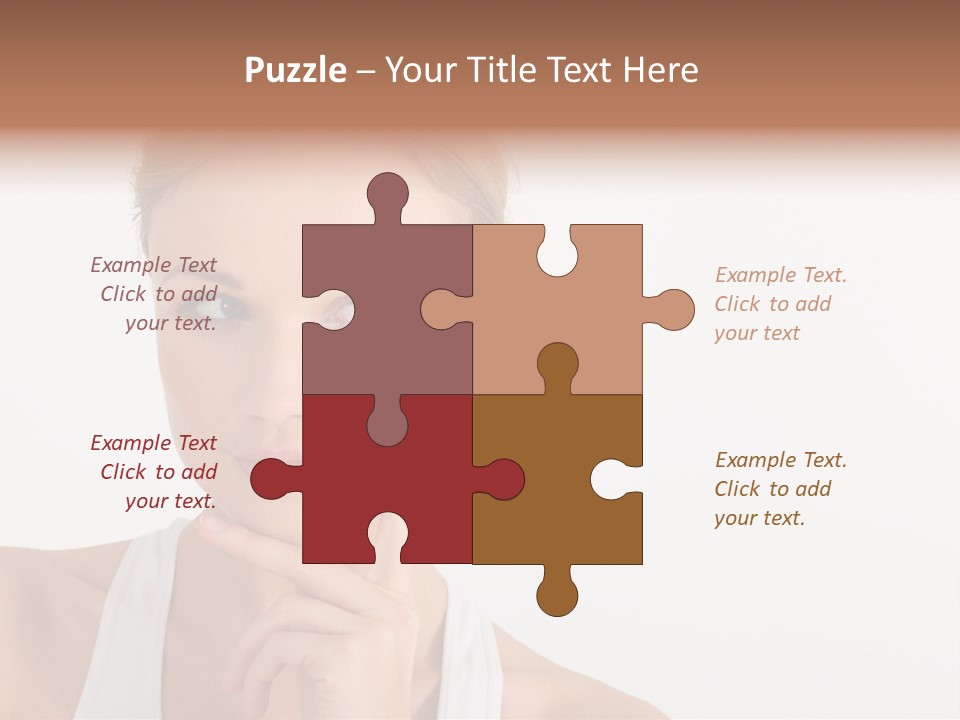 Beautiful Copyspace White Top PowerPoint Template