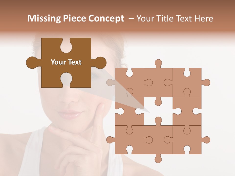 Beautiful Copyspace White Top PowerPoint Template