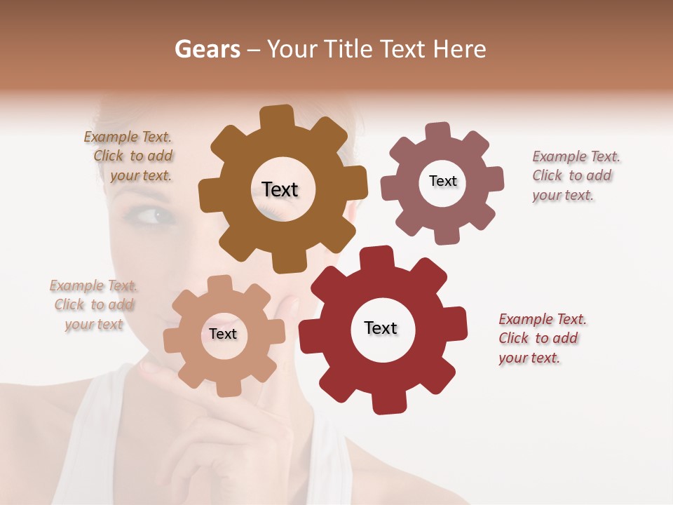 Beautiful Copyspace White Top PowerPoint Template