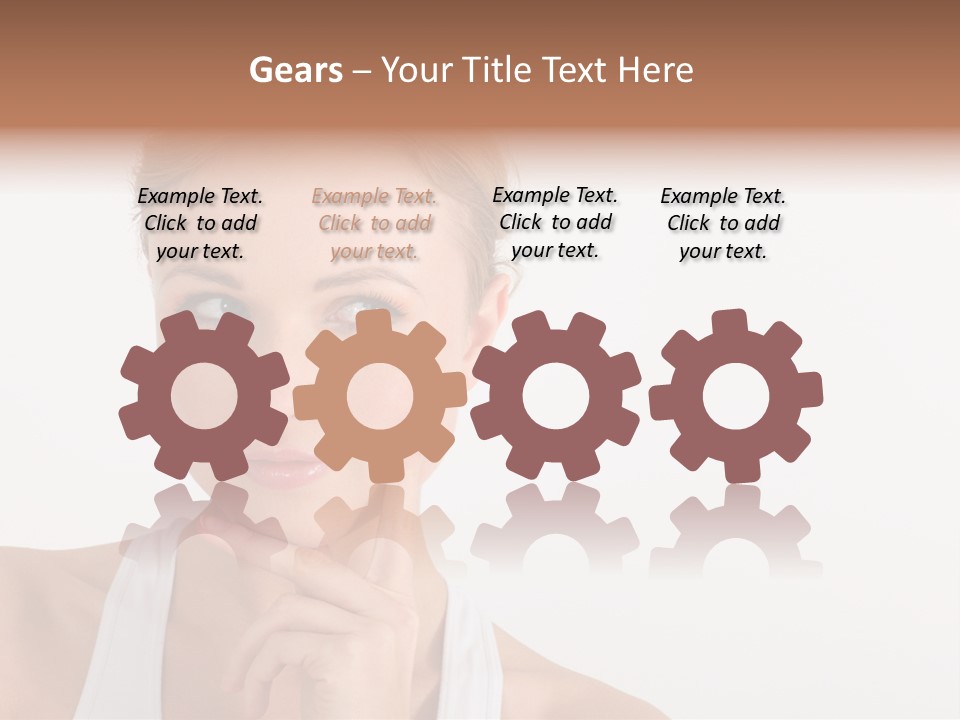Beautiful Copyspace White Top PowerPoint Template
