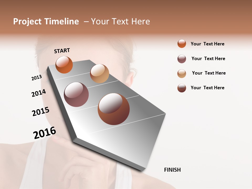 Beautiful Copyspace White Top PowerPoint Template