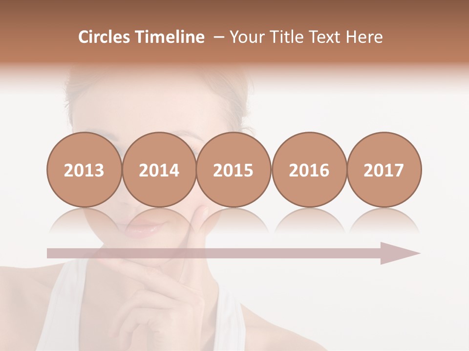 Beautiful Copyspace White Top PowerPoint Template
