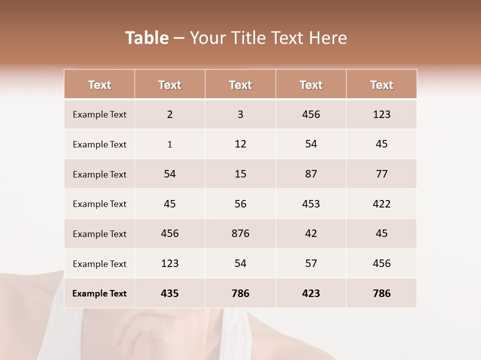 Beautiful Copyspace White Top PowerPoint Template