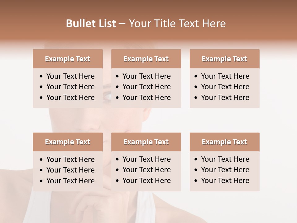 Beautiful Copyspace White Top PowerPoint Template