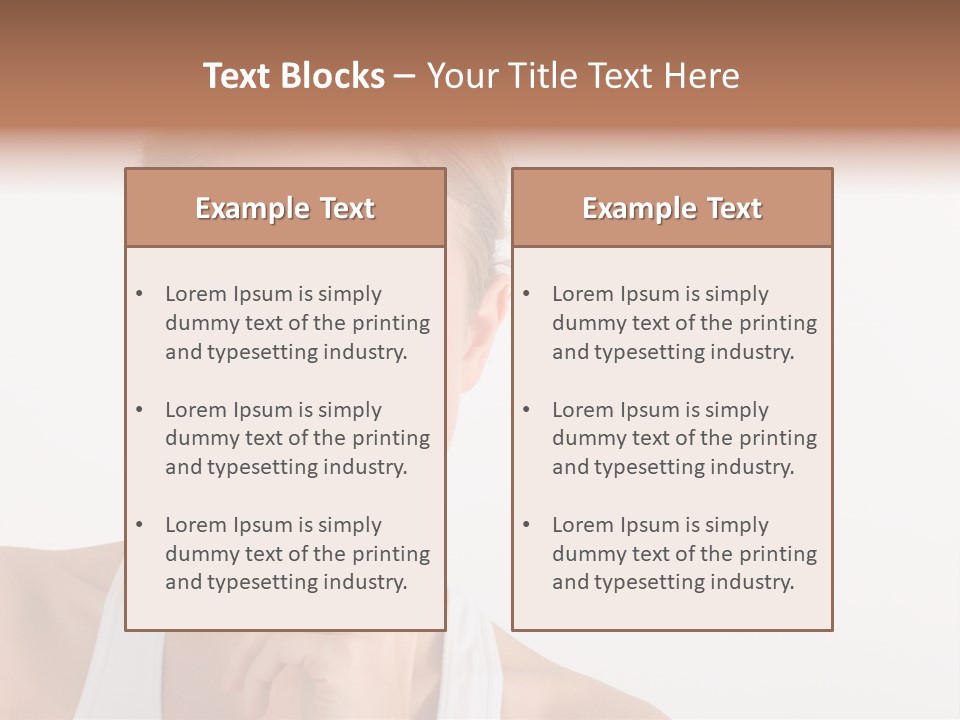 Beautiful Copyspace White Top PowerPoint Template