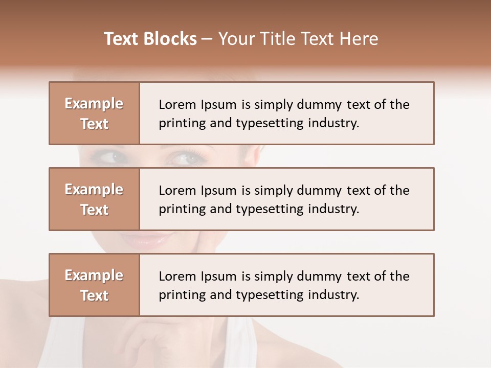 Beautiful Copyspace White Top PowerPoint Template