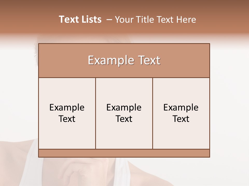 Beautiful Copyspace White Top PowerPoint Template