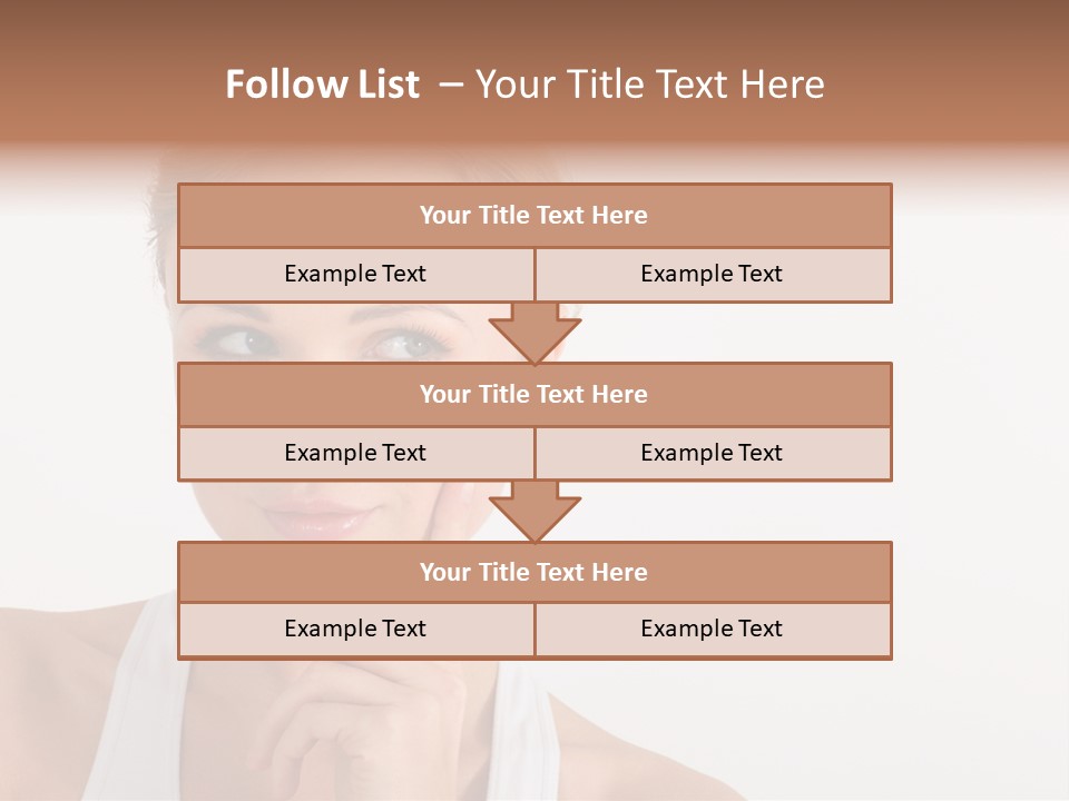 Beautiful Copyspace White Top PowerPoint Template