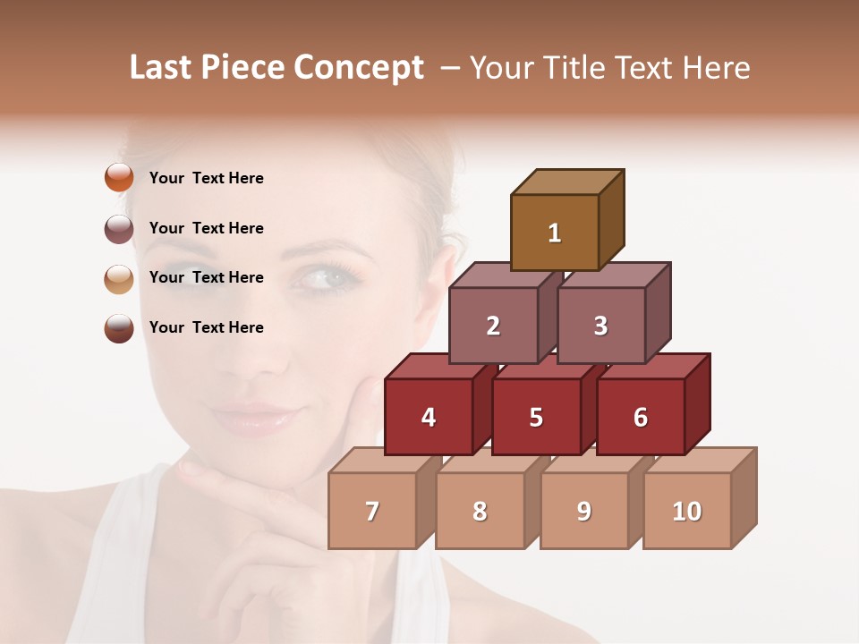 Beautiful Copyspace White Top PowerPoint Template