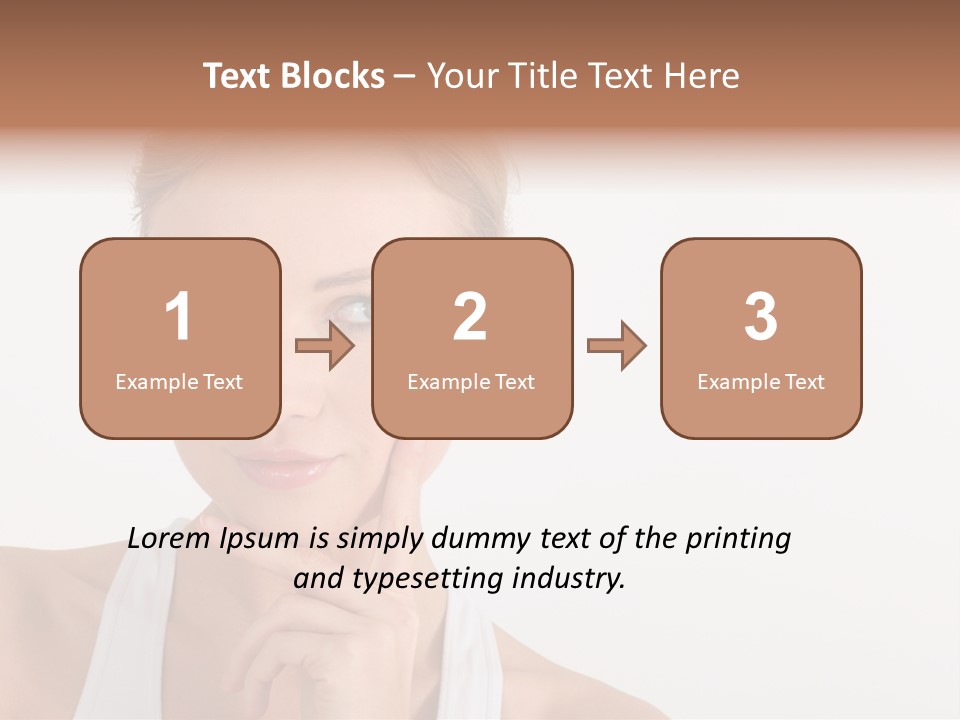 Beautiful Copyspace White Top PowerPoint Template
