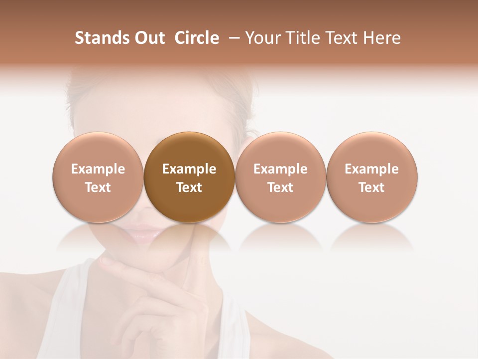 Beautiful Copyspace White Top PowerPoint Template