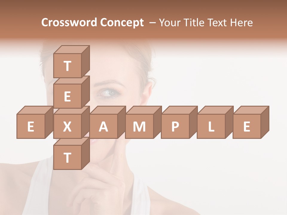 Beautiful Copyspace White Top PowerPoint Template