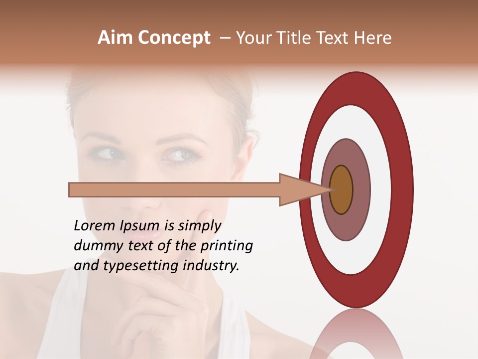 Beautiful Copyspace White Top PowerPoint Template