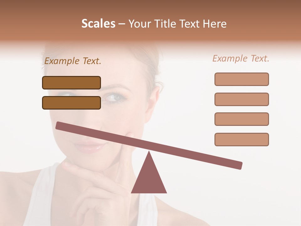 Beautiful Copyspace White Top PowerPoint Template