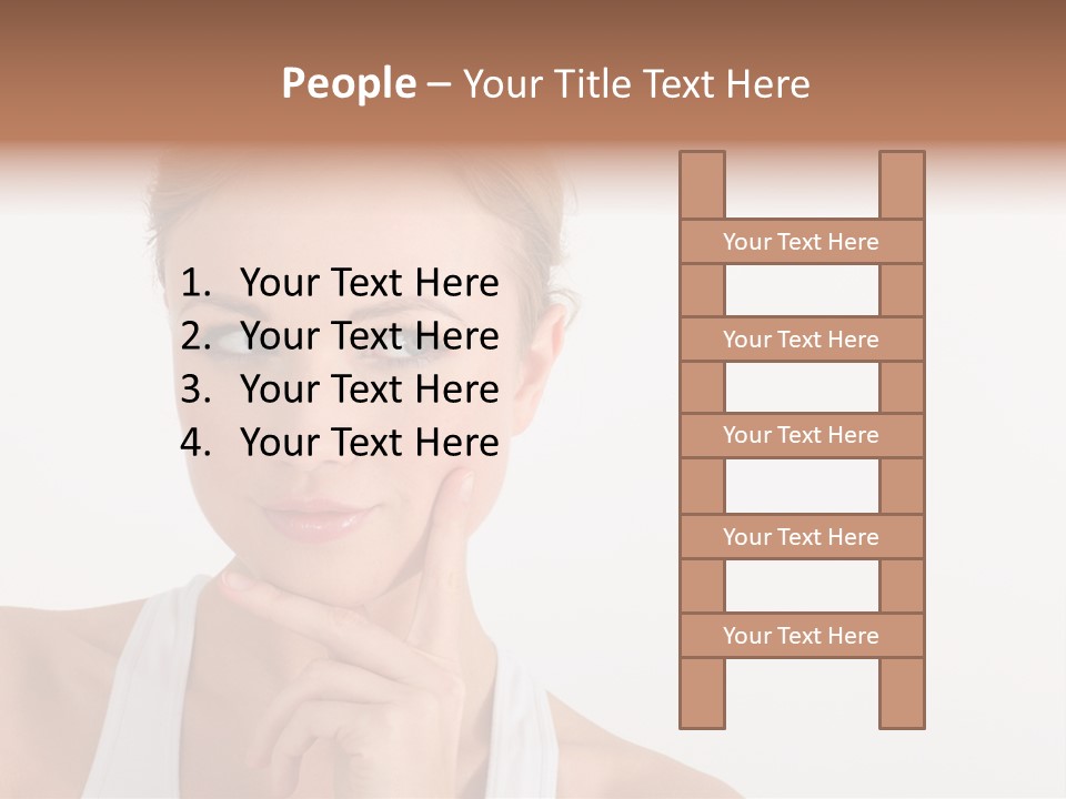 Beautiful Copyspace White Top PowerPoint Template