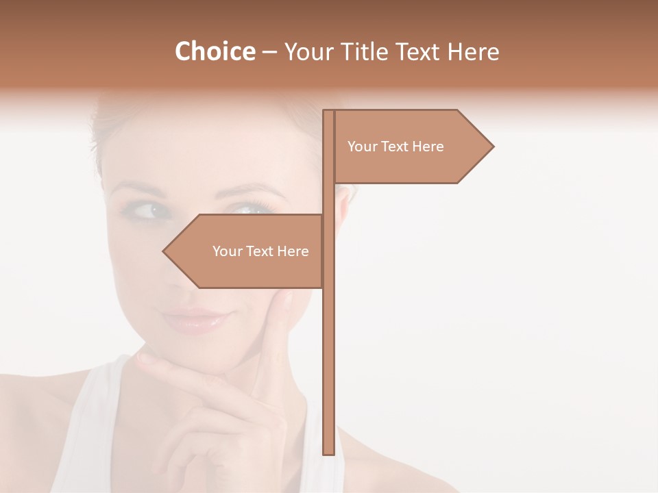 Beautiful Copyspace White Top PowerPoint Template
