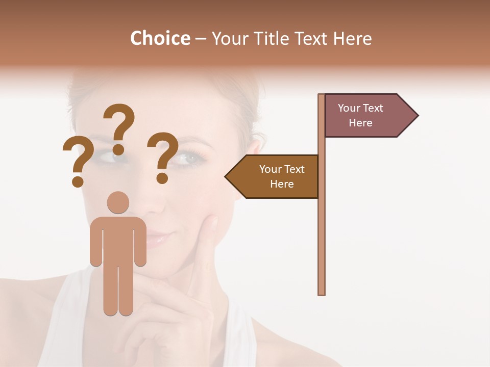 Beautiful Copyspace White Top PowerPoint Template