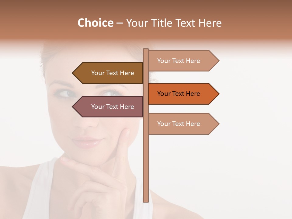 Beautiful Copyspace White Top PowerPoint Template