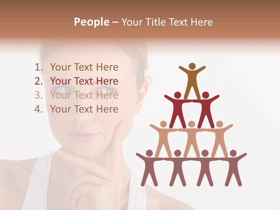 Beautiful Copyspace White Top PowerPoint Template