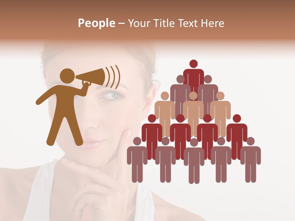 Beautiful Copyspace White Top PowerPoint Template