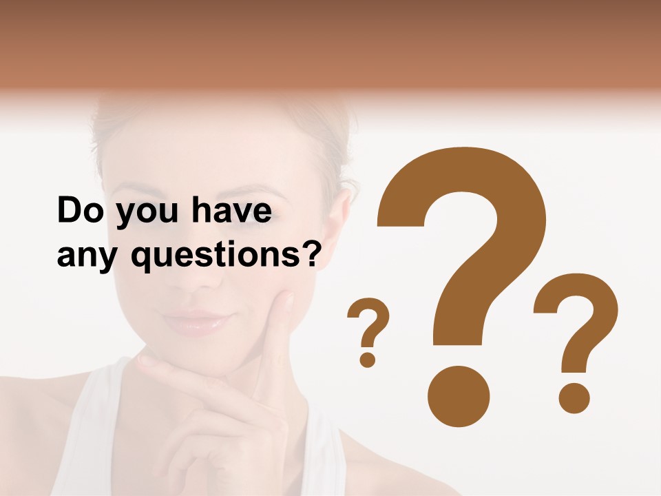 Beautiful Copyspace White Top PowerPoint Template