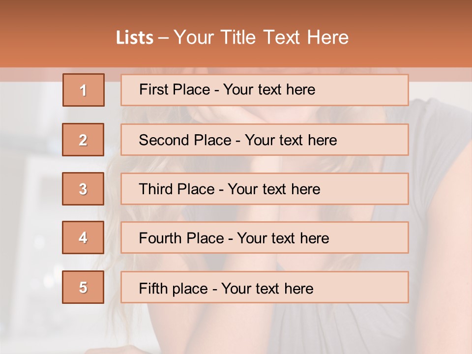Job Business Portrait PowerPoint Template