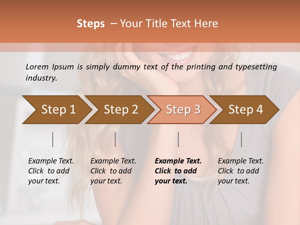 Job Business Portrait PowerPoint Template