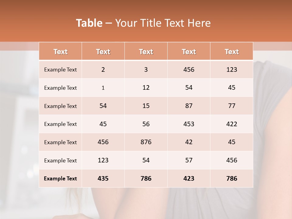 Job Business Portrait PowerPoint Template