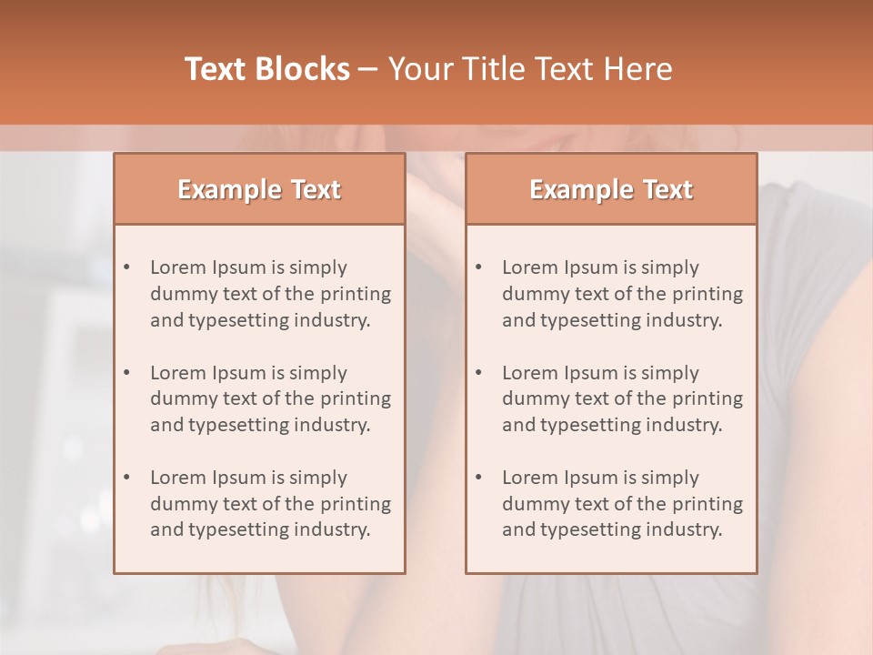 Job Business Portrait PowerPoint Template
