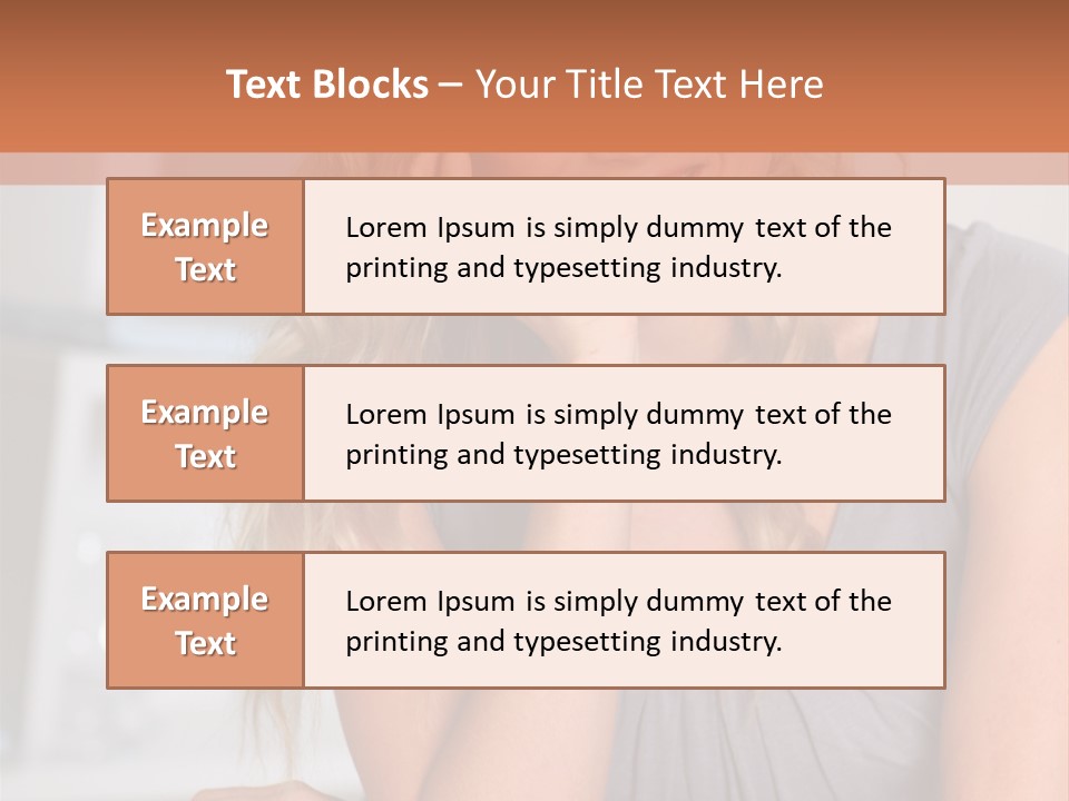 Job Business Portrait PowerPoint Template