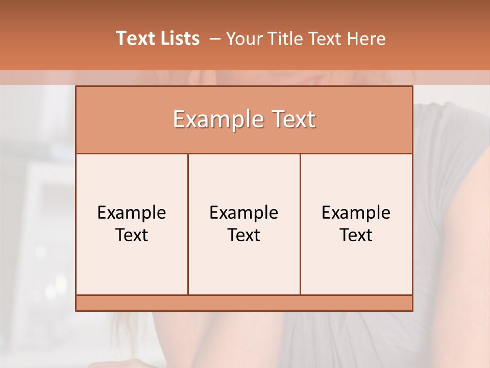 Job Business Portrait PowerPoint Template