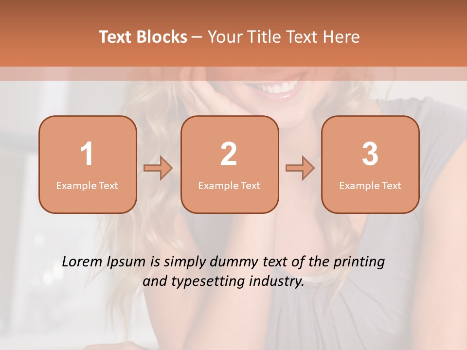 Job Business Portrait PowerPoint Template
