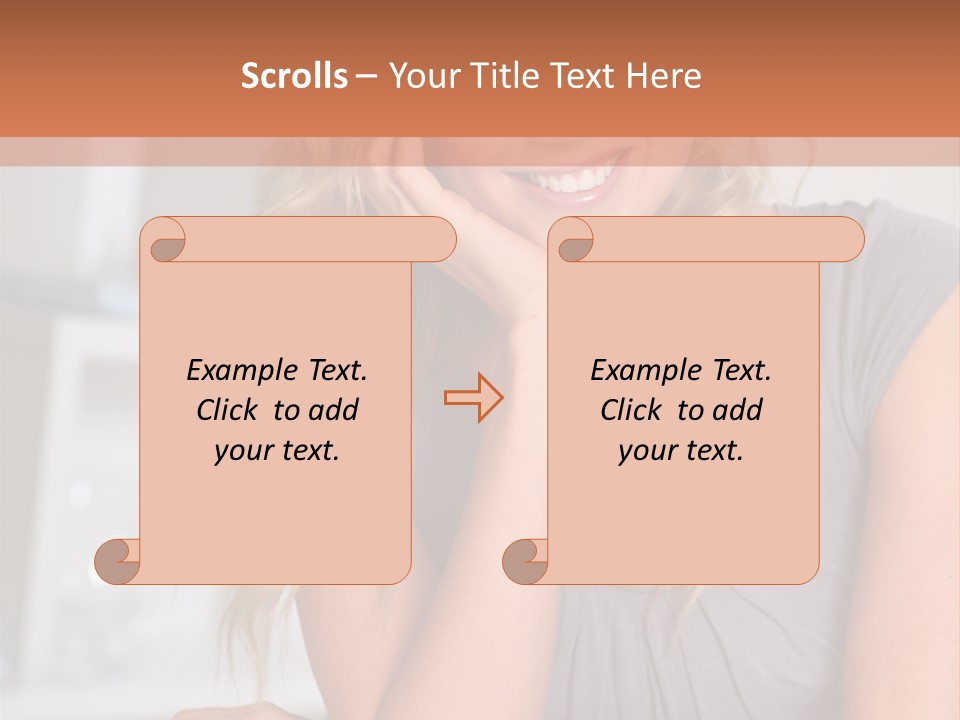 Job Business Portrait PowerPoint Template