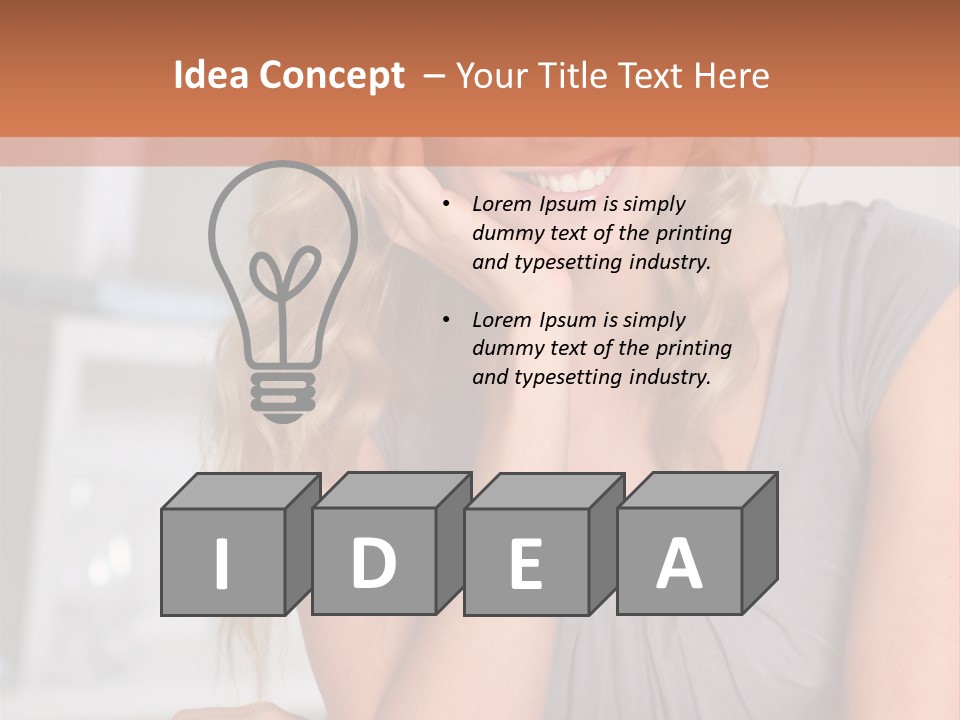 Job Business Portrait PowerPoint Template