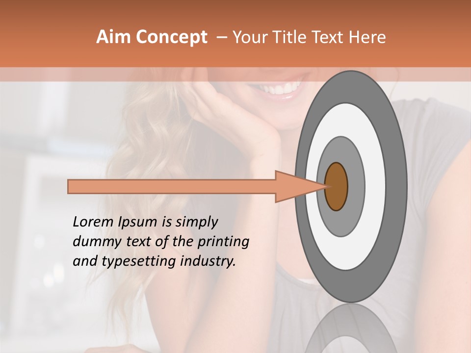 Job Business Portrait PowerPoint Template