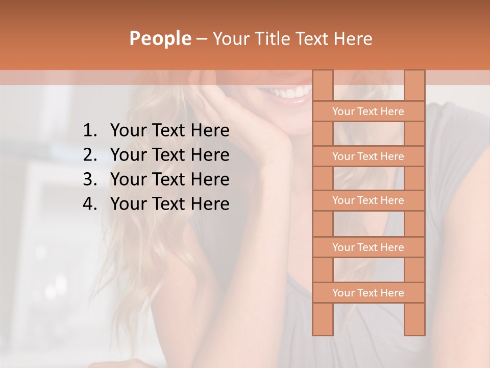 Job Business Portrait PowerPoint Template