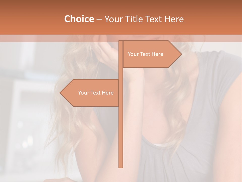 Job Business Portrait PowerPoint Template