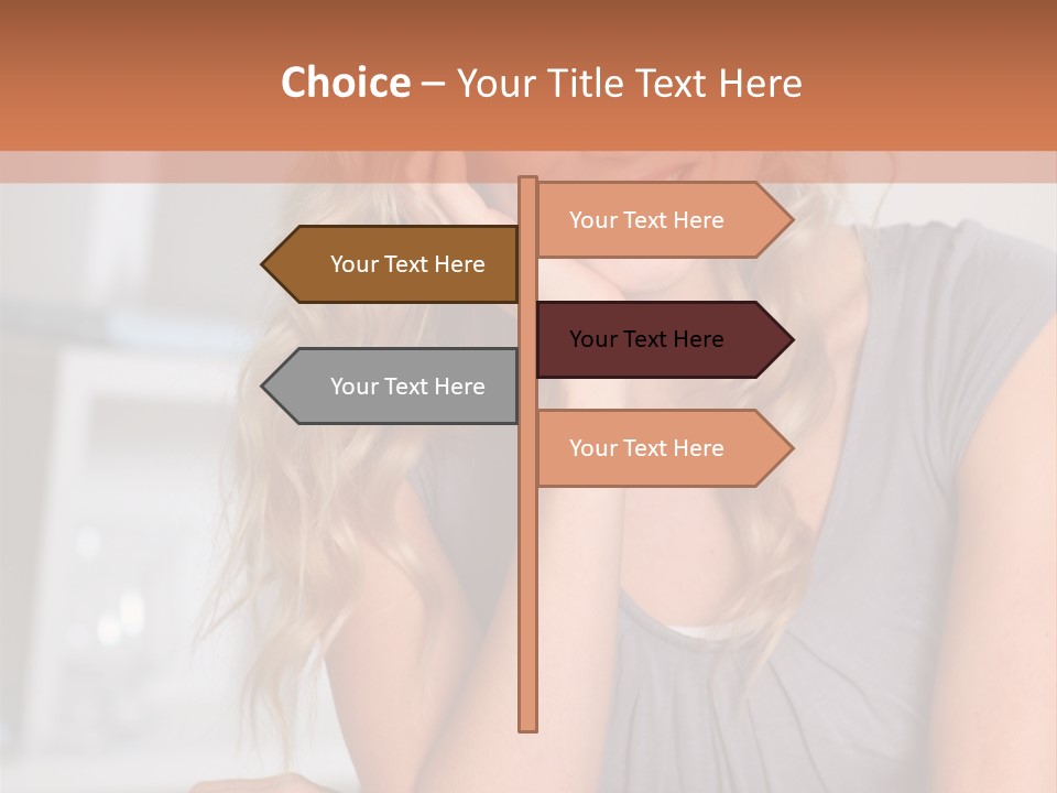 Job Business Portrait PowerPoint Template
