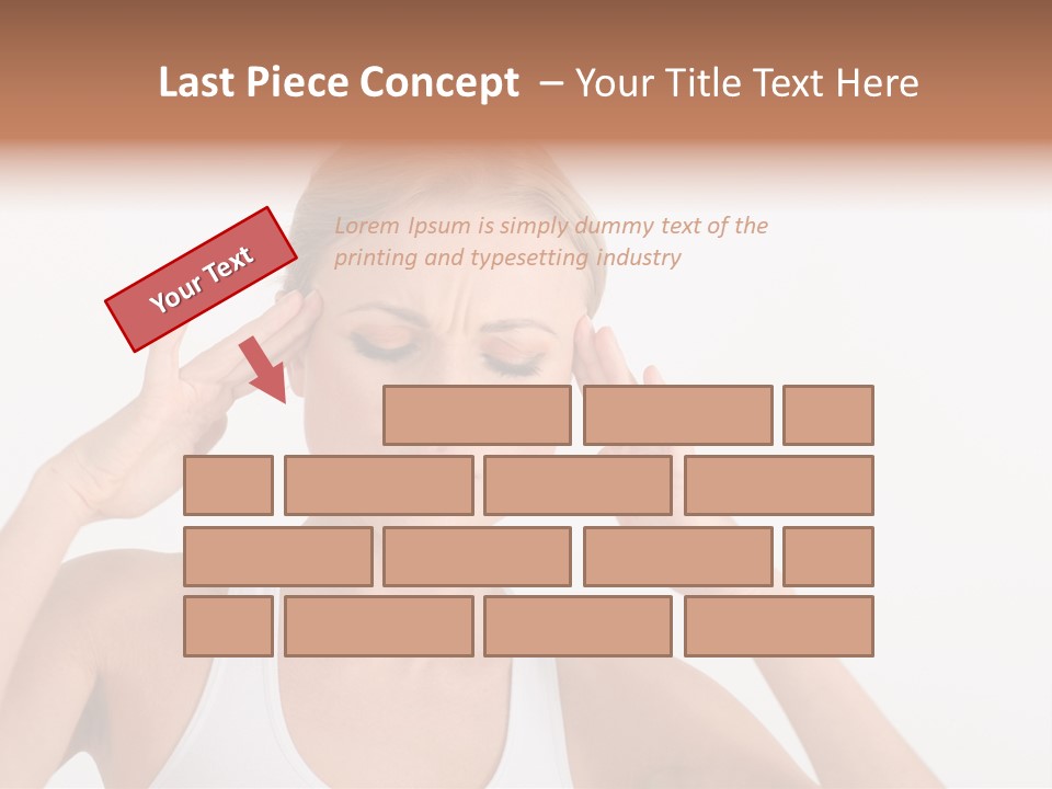 Bothered Hurt Woman PowerPoint Template