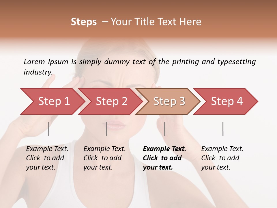 Bothered Hurt Woman PowerPoint Template