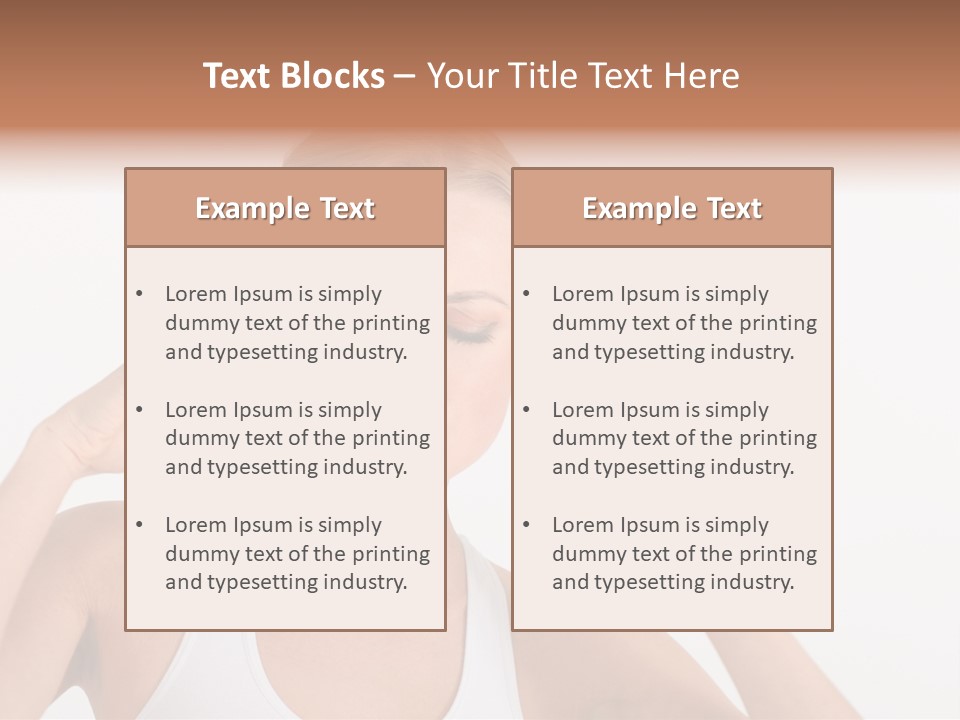 Bothered Hurt Woman PowerPoint Template