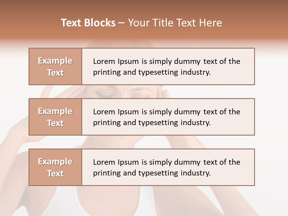 Bothered Hurt Woman PowerPoint Template